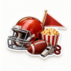 Game Day Essentials Sticker